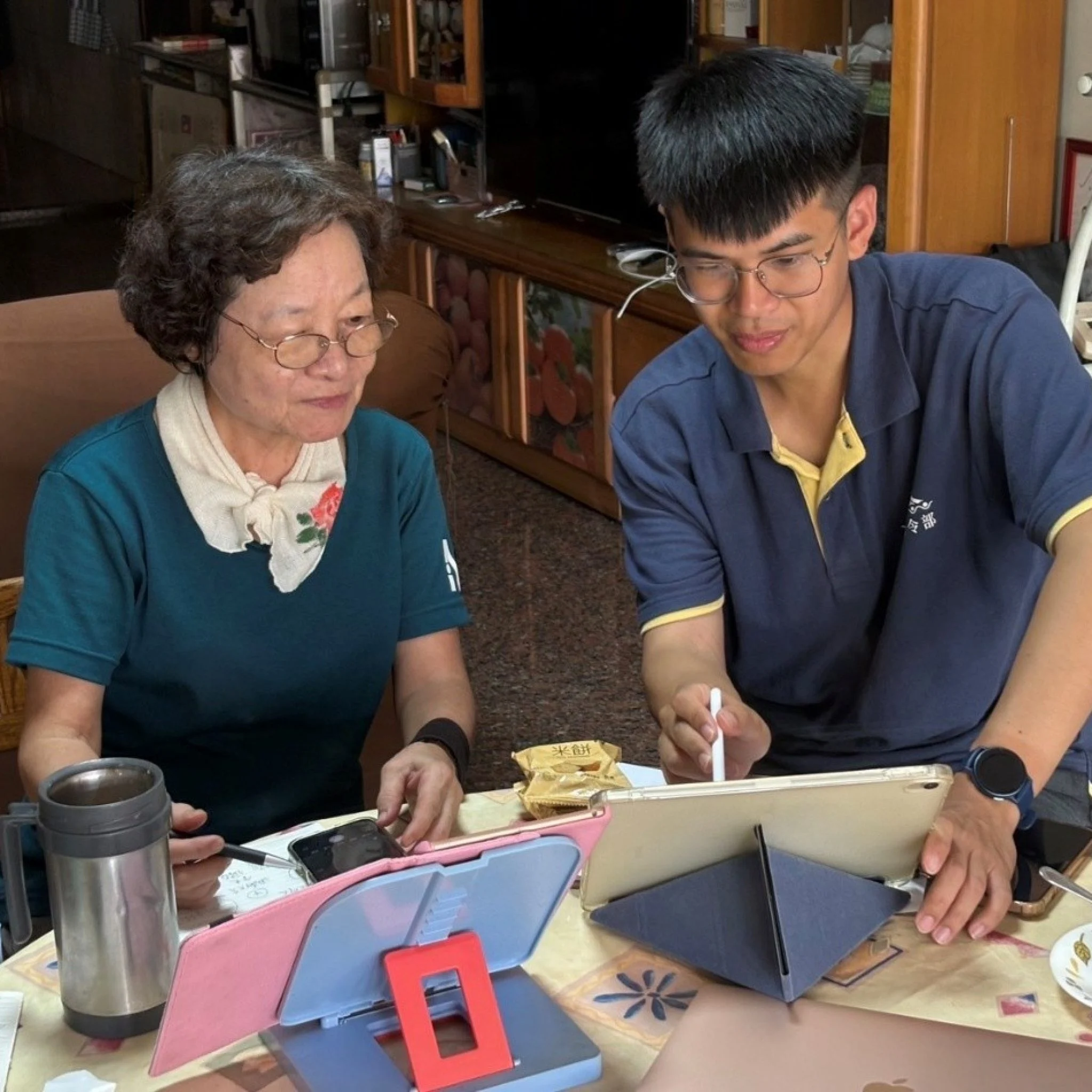 樂齡家教教學現場